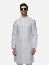 Baroque Bouquet White Jacquard Kurta